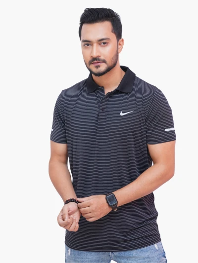 Nike DRI-FIT Polo Shirt Black
