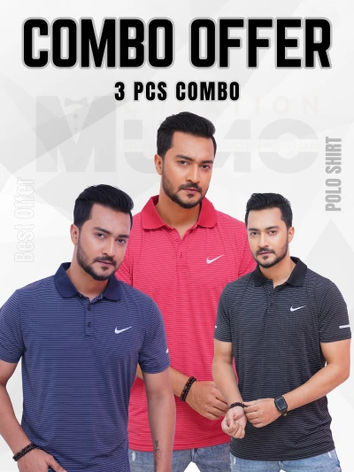 Nike DRI-FIT Polo Shirt Combo 3